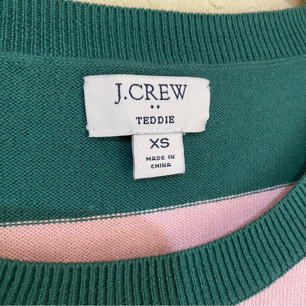 J. Crew Factory Rugby Striped Teddie Sweater - Picture 2 of 5